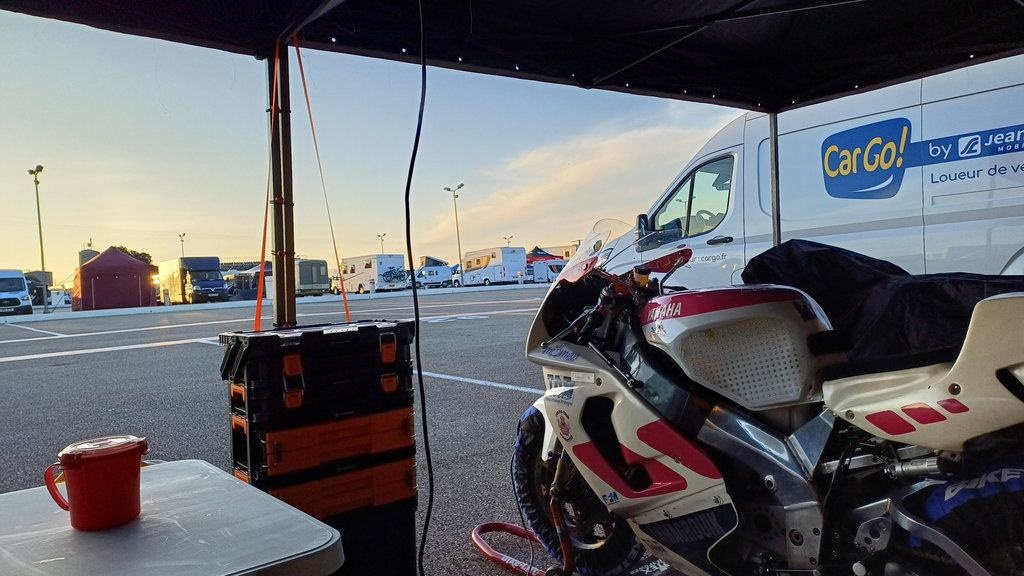 Couché de soleil sur le Ledenon